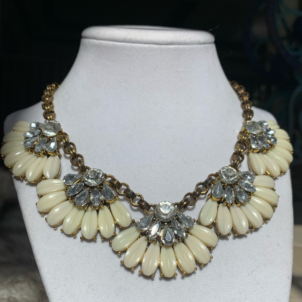 Flowered Statement Necklace